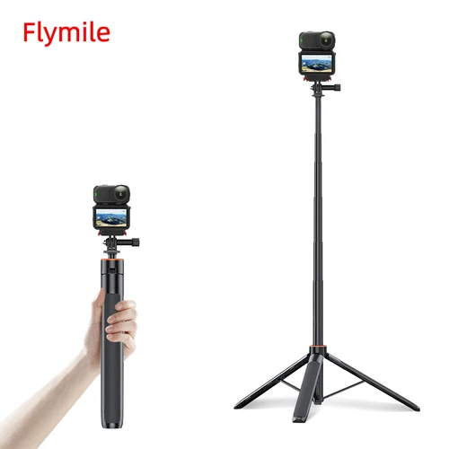 Trípode/palo de Selfie Flymile para DJI OSMO NANO, accesorios para cámara, poste de extensión ajustable de 55,12 pulgadas, soporte para vídeo en vivo Vlgo de viaje