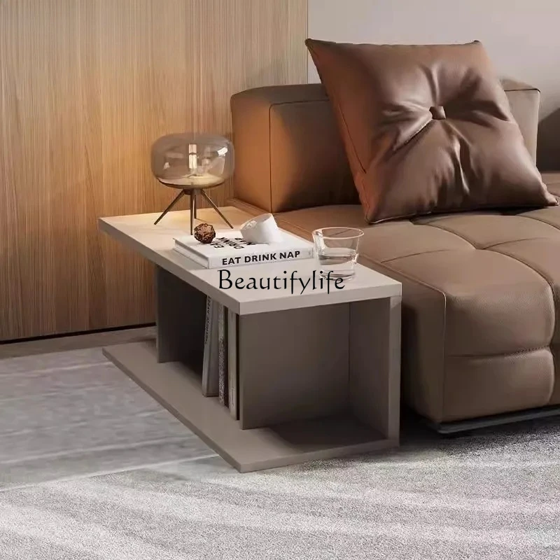 

solid wood sofa side cabinet living room side few small apartment sofa side table