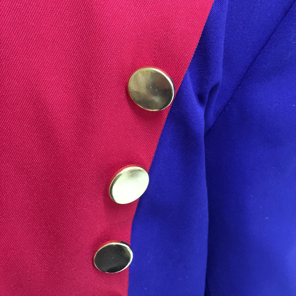 زي من valjcan ، زي للعب الأدوار ، أداء المرحلة ، معطف أزرق للكرنفال والهالوين