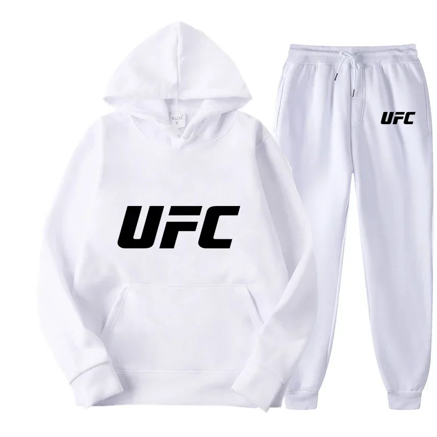 شورت بقلنسوة جديد لمروحة القتال UFC للرجال في الربيع والصيف والخريف والشتاء، قطعتين من الرياضات والملابس الترفيهية في الشوارع