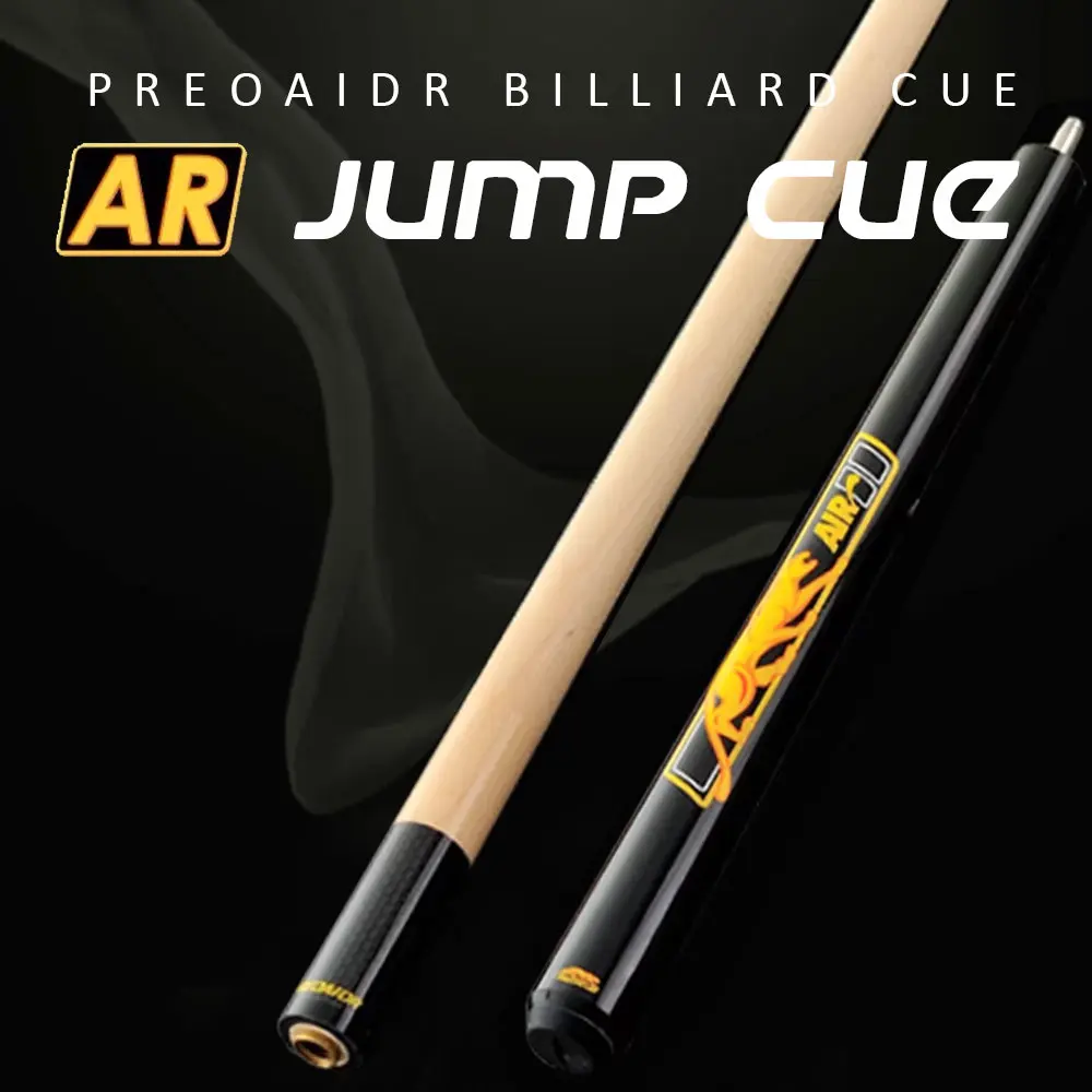 PREOAIDR 3142 107cm 42inch  2 Piece Maple Jump Cue Professional Billiard Pool Punch and Jump Cue, 13mm Tip Low Deflection with Uni-lock Joint Billard Cue