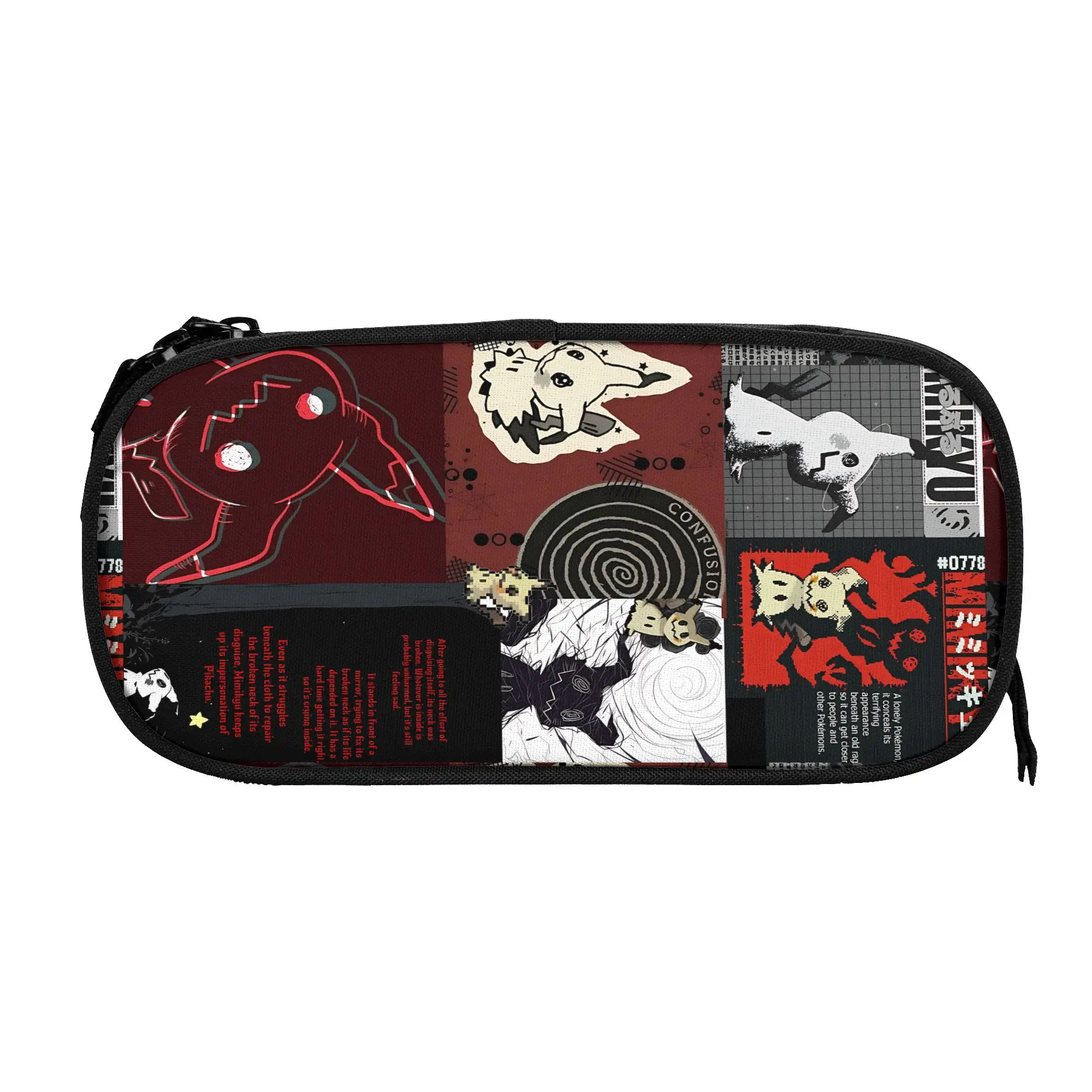 Custom Pokemon Halloween Mimikyu Large Capacity Bags for Child  Handheld Study Bag for Boys Gilrs Kids