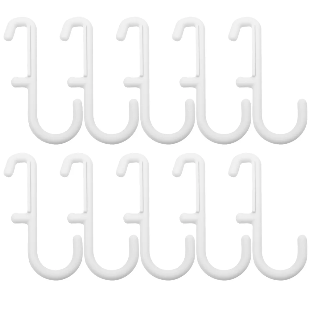 

10pcs Pegboard Hooks Peg Hooks Plastic Easy Installation Kitchen Bedroom Study Room