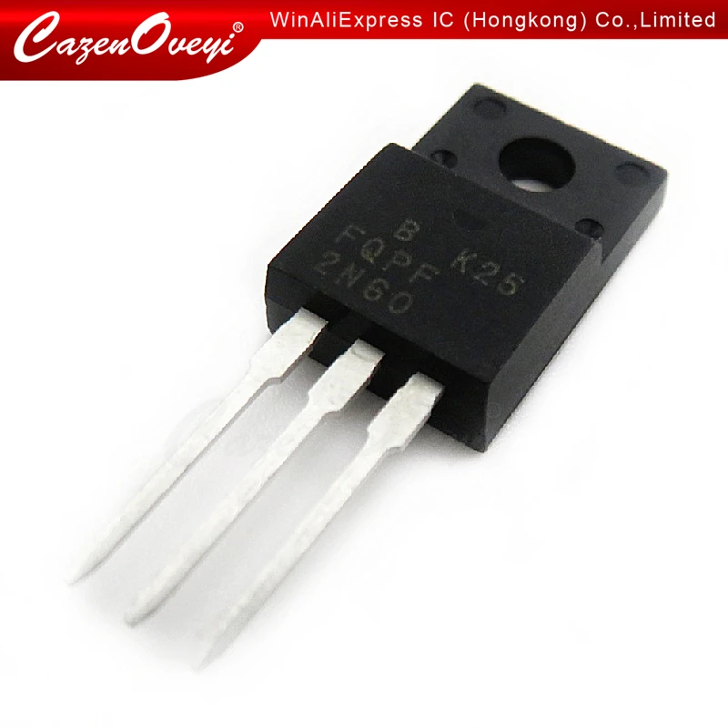 

10 шт./партия FQPF2N60C 2N60C 2N60 TO-220F 600V 2A новая Оригинальная фотография