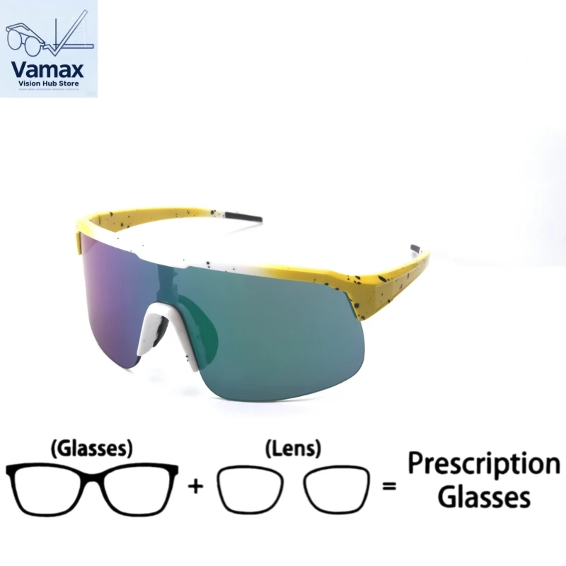 

VAMAX Cycling Sport Prescription Glasses Polarized Sun Glasses for Women Men Driving Travel Shade