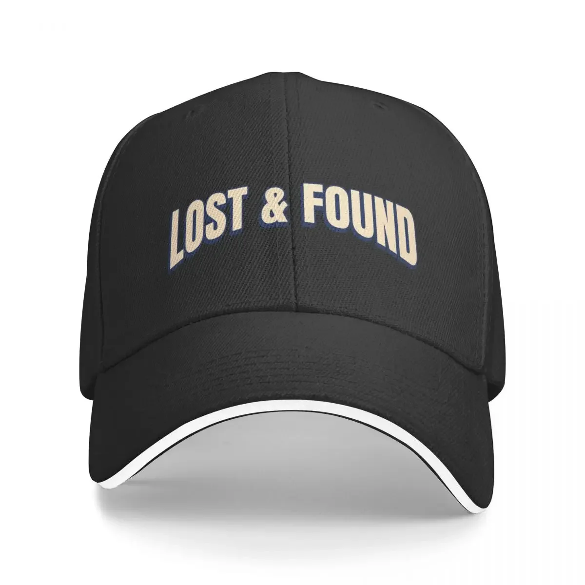 Lost and Found cool typography sign Baseball Cap Snap Back Hat custom Hat Military Tactical Cap Wild Ball Hat Women's Men's