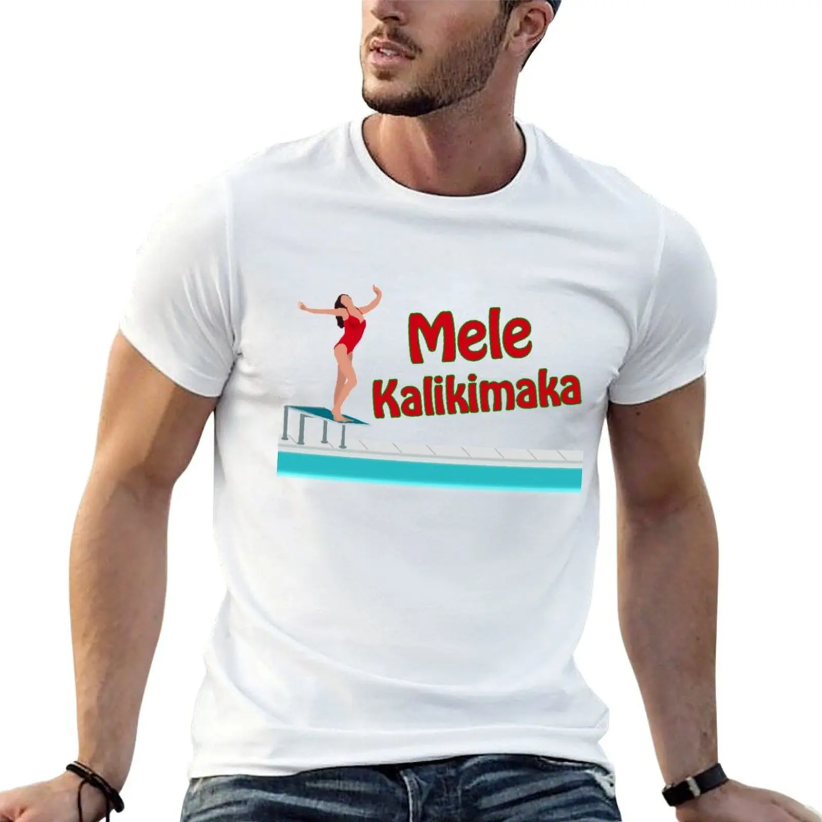 

custom Christmas Kalikimaka shirt Vacation t t - shirt T-Shirt Mele summer print man
