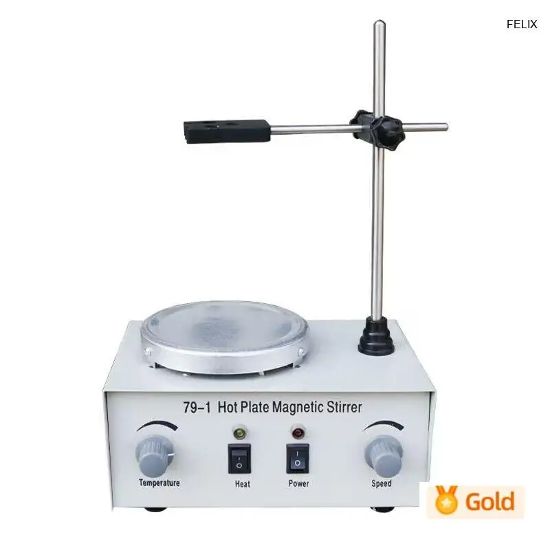 79-1 Heating Magnetic Stirrer Laboratory Heating Dual Control Stirrer Stirring 250W 1000Ml Hot Plate Stirrer Stirrer 110/220V