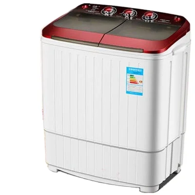 Commercial household small portable semi-automatic double bucket smart washing machine with dryer