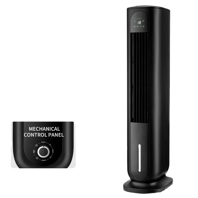 Dual Use Cold and Warm Four Season Bladeless Tower Fan Universal Space Air Heater Floor Style Air Cooler Tower Fan