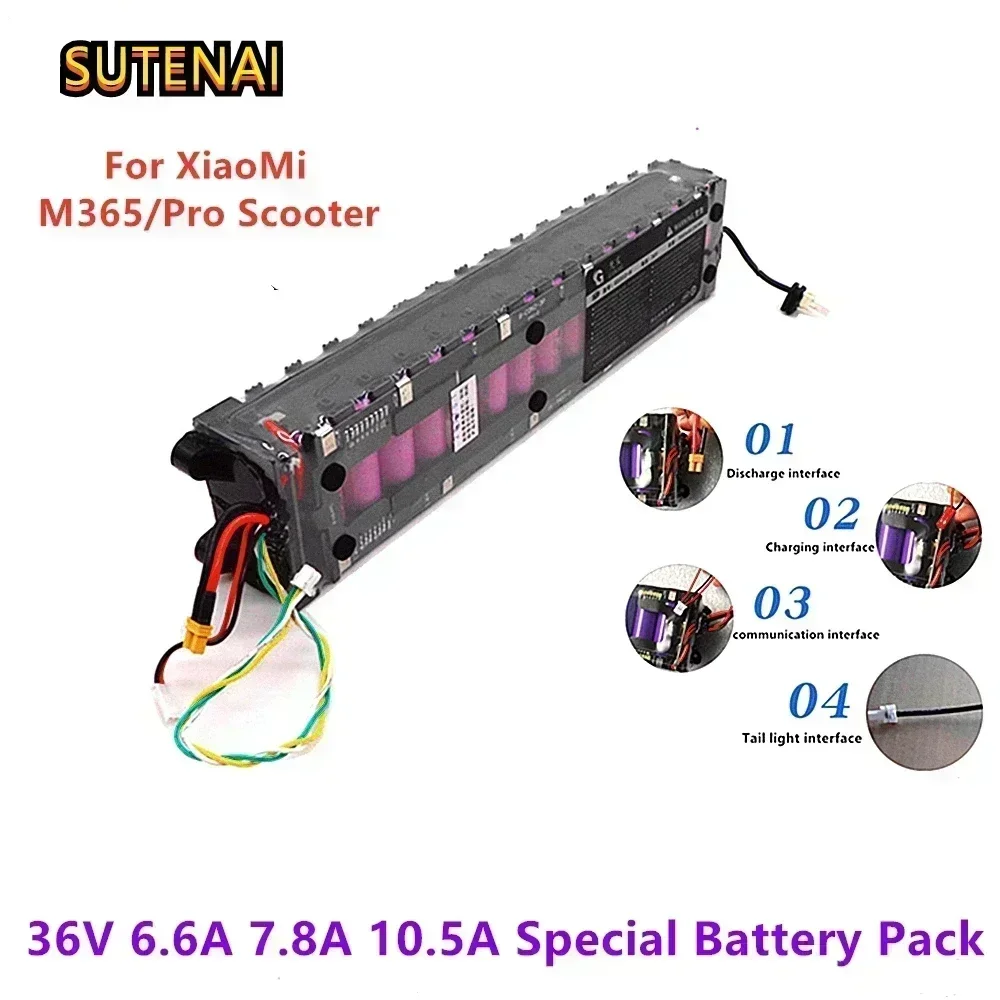 

SU New Original 36V 7.8/10.5/14.4ah Battery For Special Battery Pack of Xiaomi M365 Pro Scooter 36V Battery 6600/7800 / 10500 mA