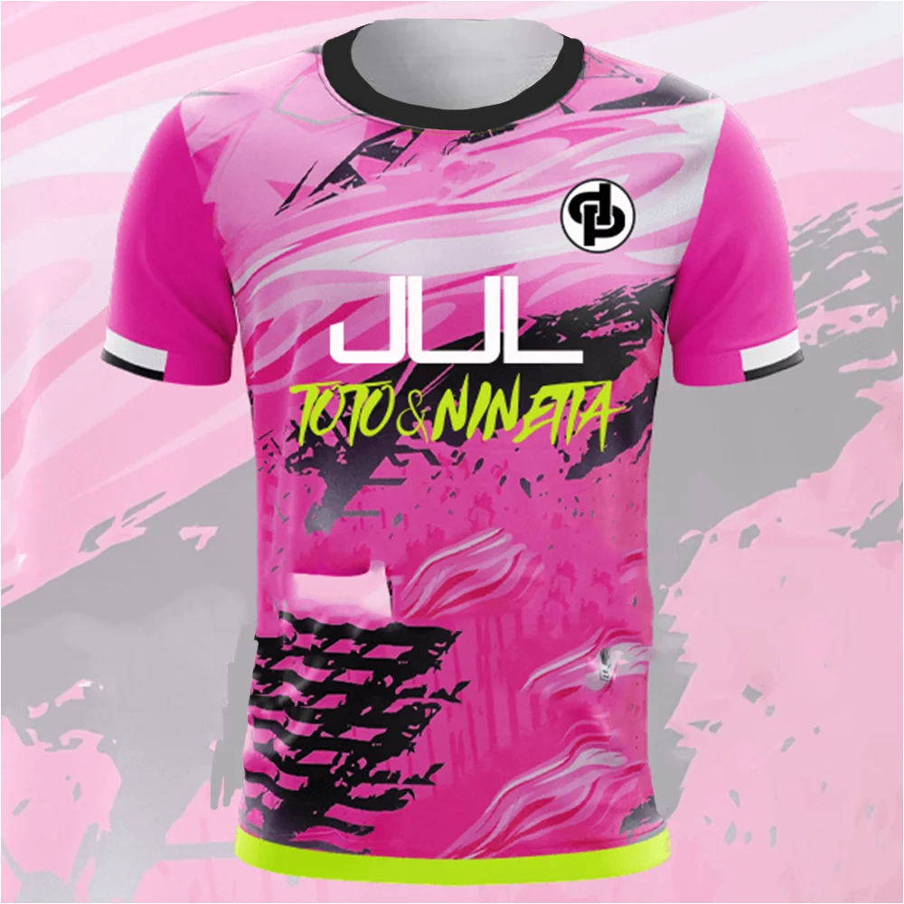 

“2025 Pink JuNeta Blitz! ‘JUL TOTO & NINETA’ Front + ‘NINETA 7/JUL’ Back—Unisex for Soft-Punk Street Swag!”