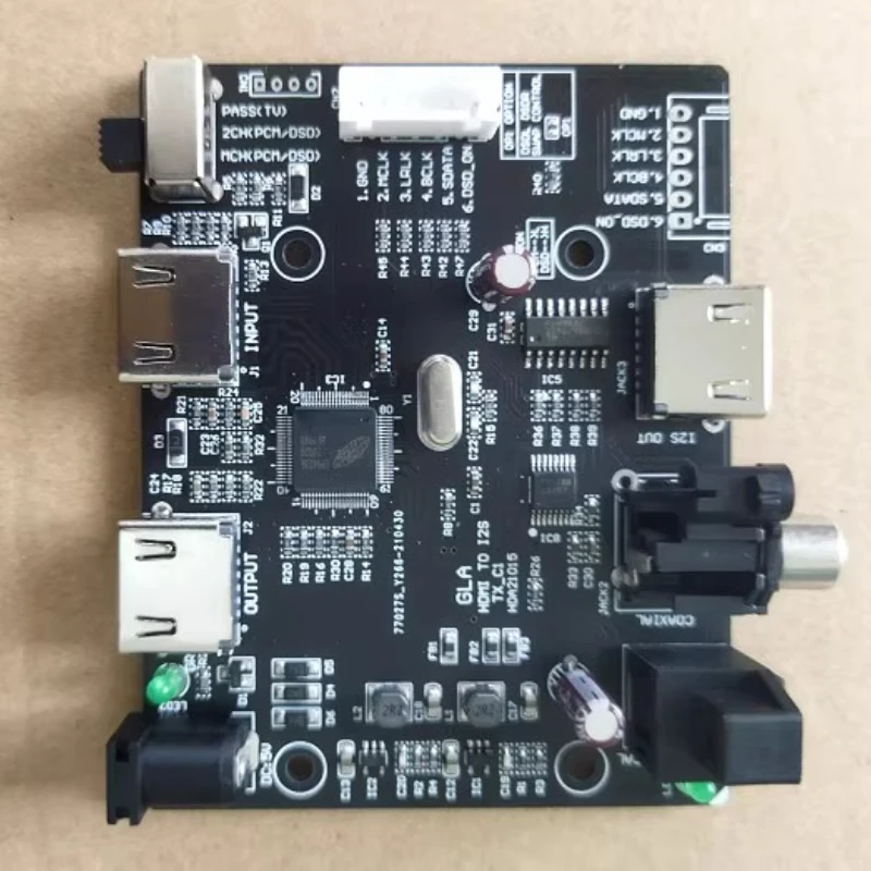 HDMI Digital Interface Separates and Extracts Audio I2S/DSD/Optical/Coaxial HDMI to I2S/IIS