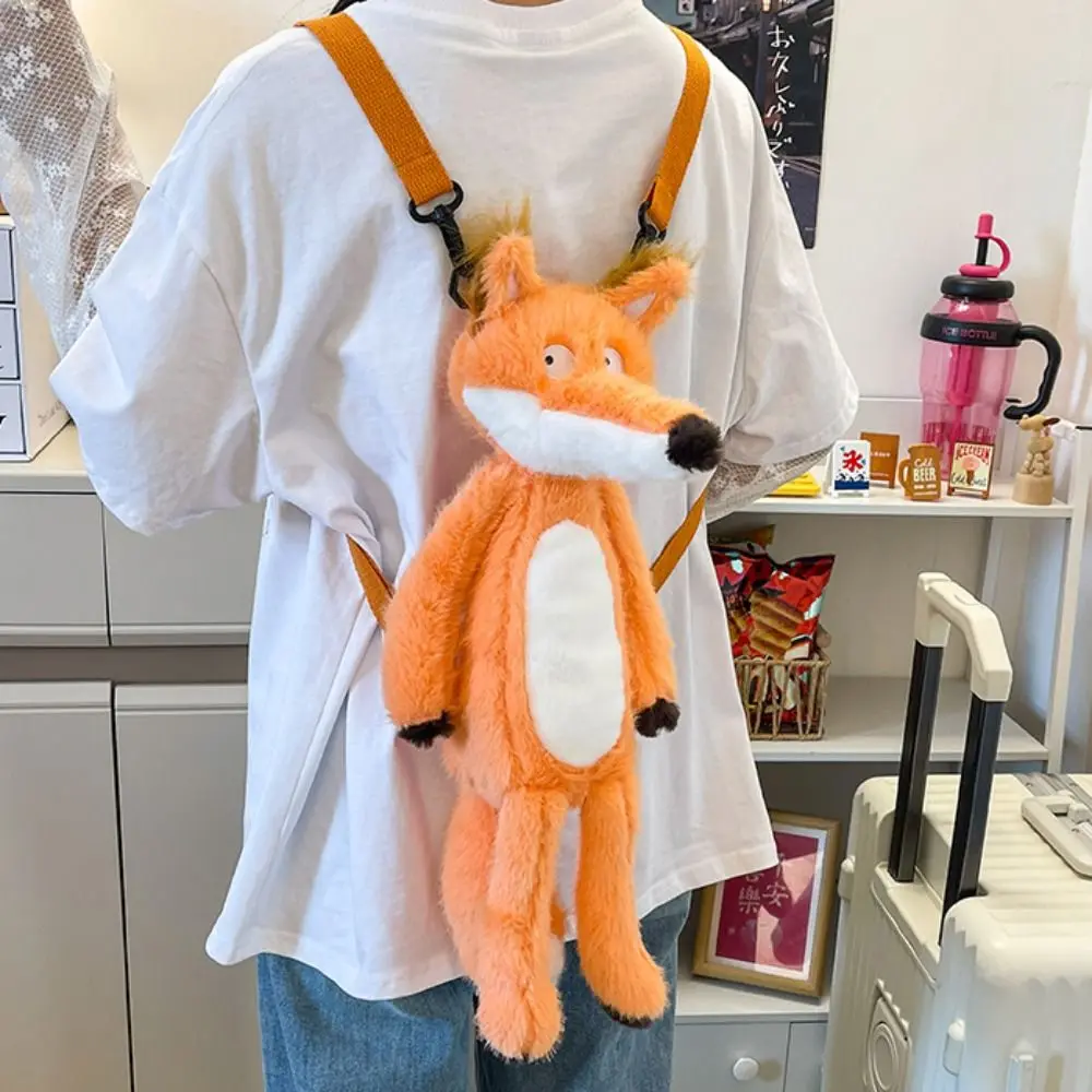 

PP Cotton Stuffed Animal Backpack Collection Large Capacity Shoulders Dual Use Knapsack Soft Crossbody Bag