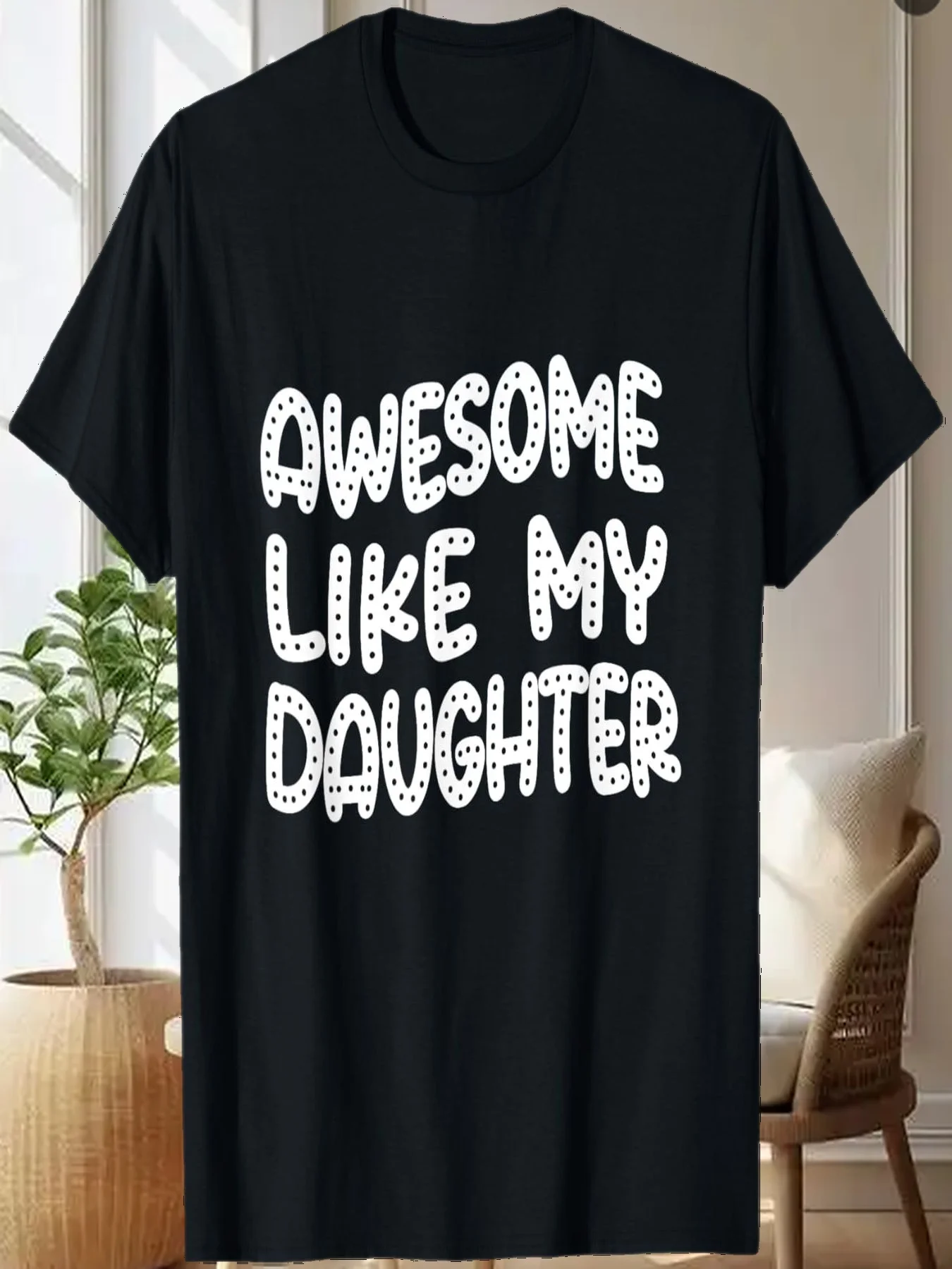 

Awesome Like My Daughter Funny Fathers Day Dad Daddy Men T-Shirt
