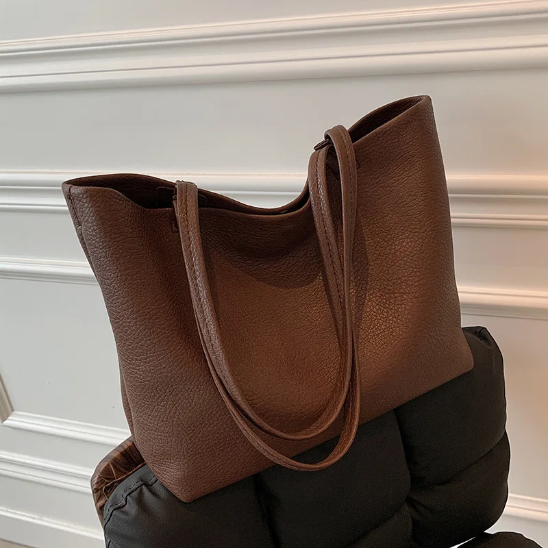 

Luxury Brand Handbags Tote Bag Woman Versatile Spring/summer Soft Shoulder Bag Large Capacity High-end Shopping Bag