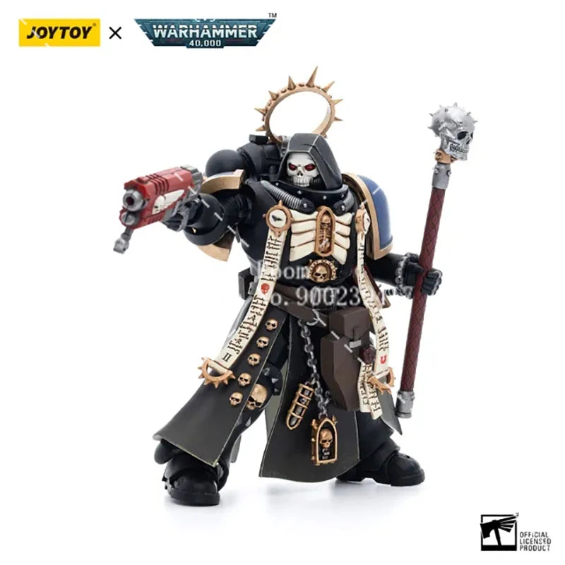 

JOYTOY 40K 1/18 Ultramarines Primaris Chaplain Brother Varus Action Figure Game Army Soldier Model for Collection