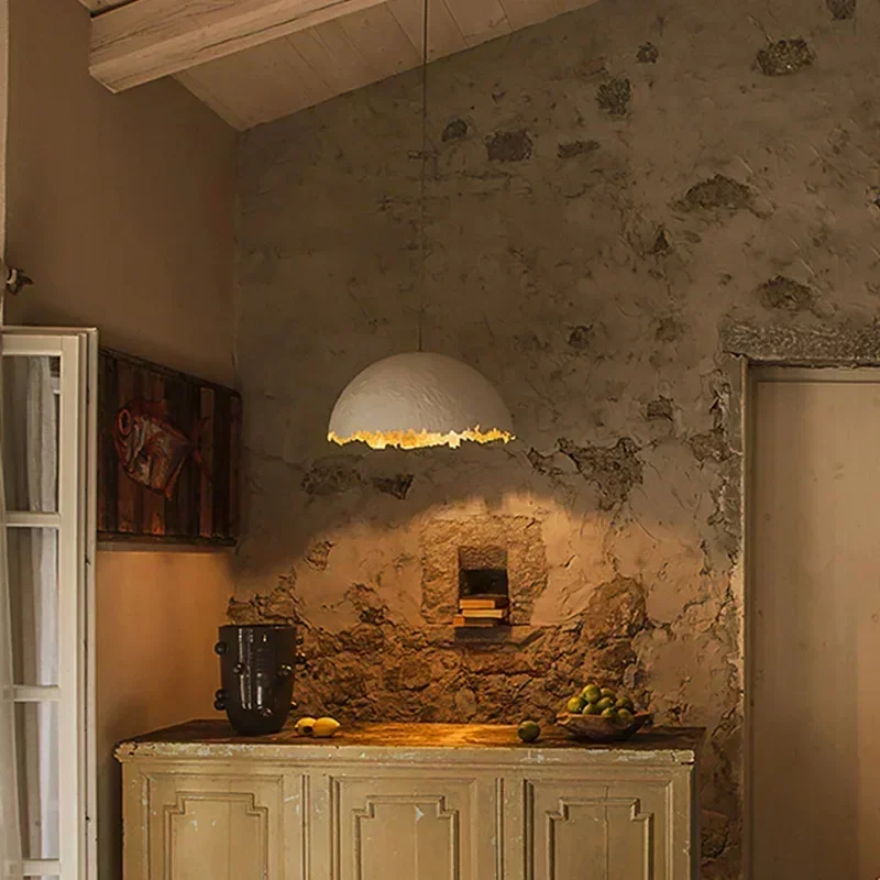 Creative Italian Designer Half Month LED Chandelier Living Room Restaurant Bedroom Bedside Pendant Lamp Interior Lighting Decor