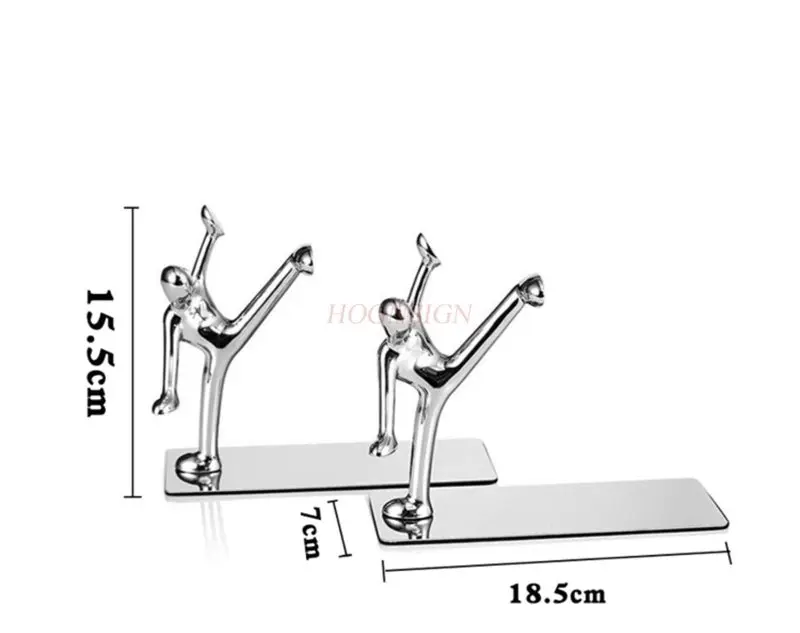 زوج واحد من حامل كتب من الفولاذ المقاوم للصدأ، كتلة كتب، كتاب مدفع بواسطة رف الكتب، حامل كتب الكونغ فو الإبداعي، يربك، مشبك كتب معدني
