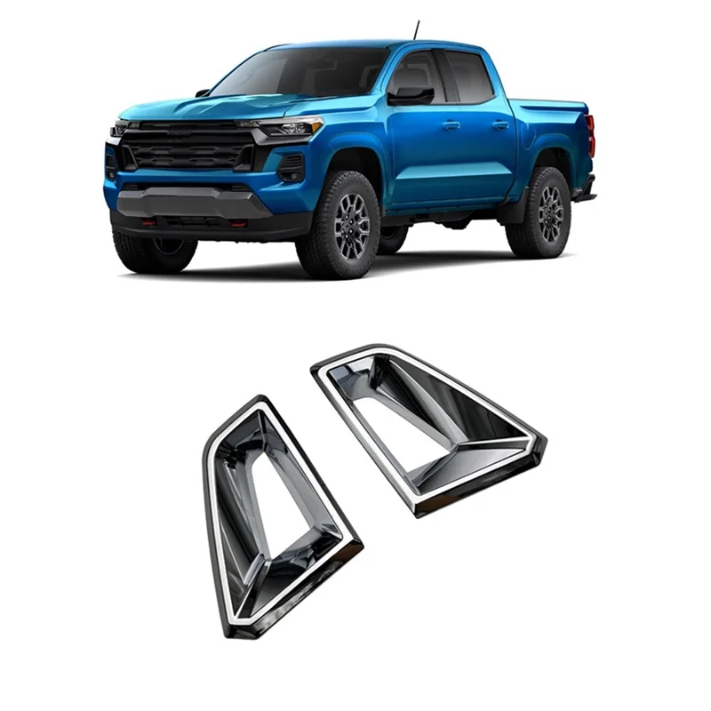 

A03Z-Front Bumper Grille Side Cover Trim For Colorado 2023 2024 Exterior Accessories