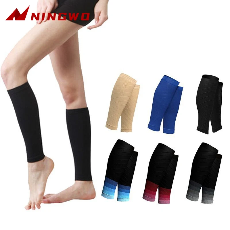 

1Pair Calf Compression Sleeves Running Leg Compression Sleeve 20-30mmHg Compression Socks for Shin Splint For Men Women