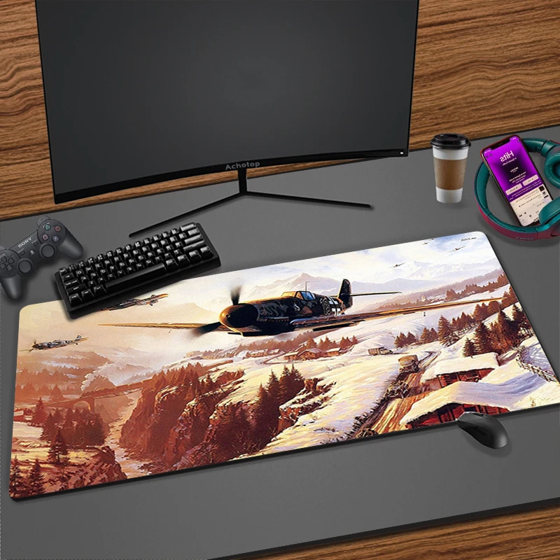 Uçak uçuş bulutlar oyun Mouse Pad bilgisayar Mouse pad oyun dizüstü bilgisayar faresi Mat ofis pad ped klavye matı masa pedi