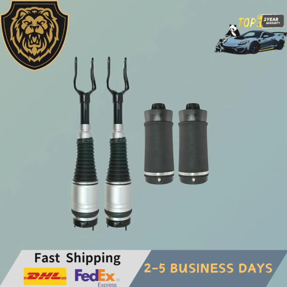 2X Front Air Shock Struts + Rear Air Spring Bags Fit Jeep Grand Cherokee 2011-1568029903AD, 68059905AB, 68059905AC, 68029912AE,