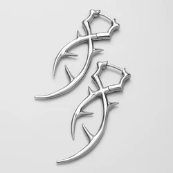 Punk Goth Hip Hop Irregular Thorn Dangle Drop Earrings Cool For Women Girls Earrings Charms Fashion Earrings Jewelry Y2K ins