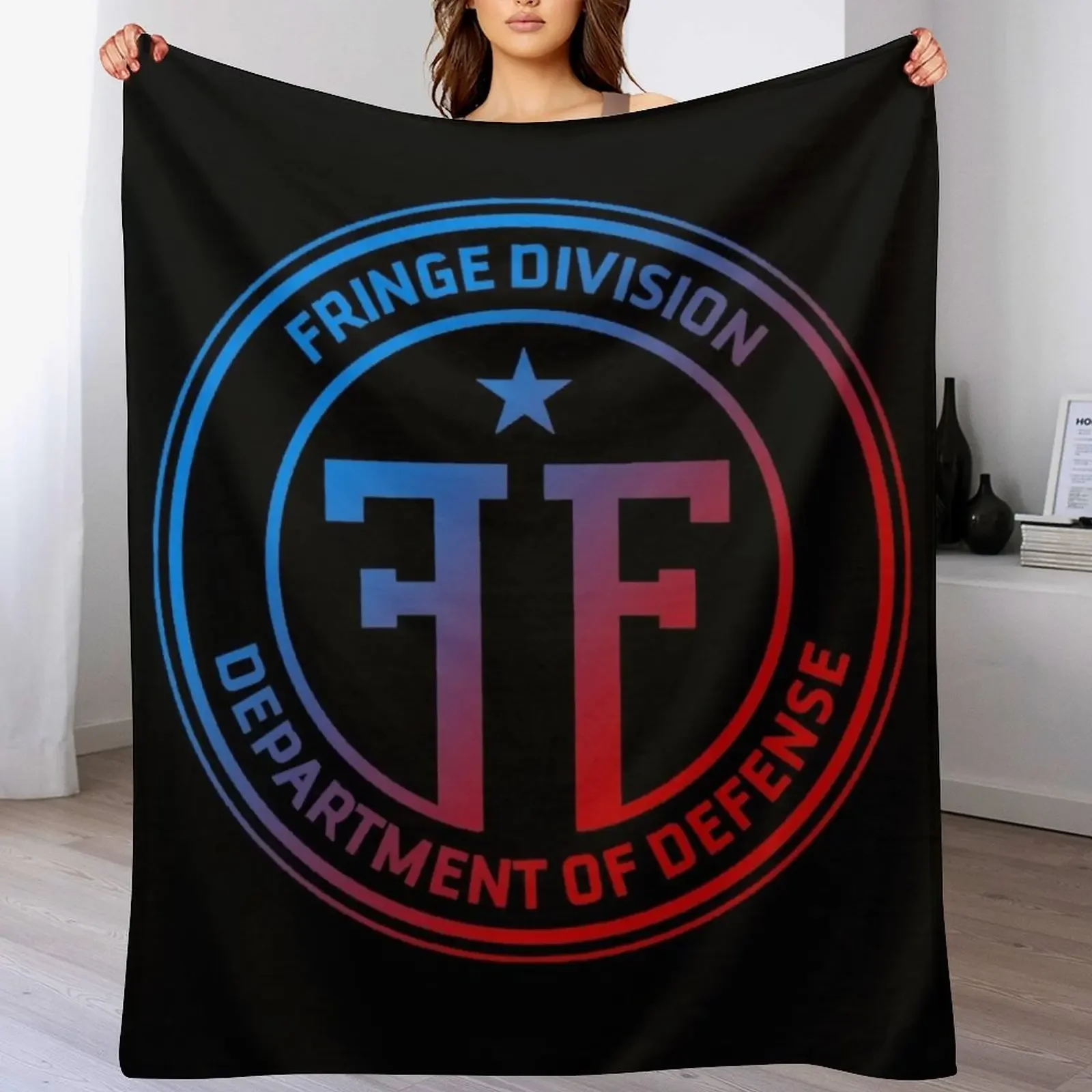 Fringe Division symbol double universe color Throw Blanket Versatile Cozy Throw Blanket for All Occasions