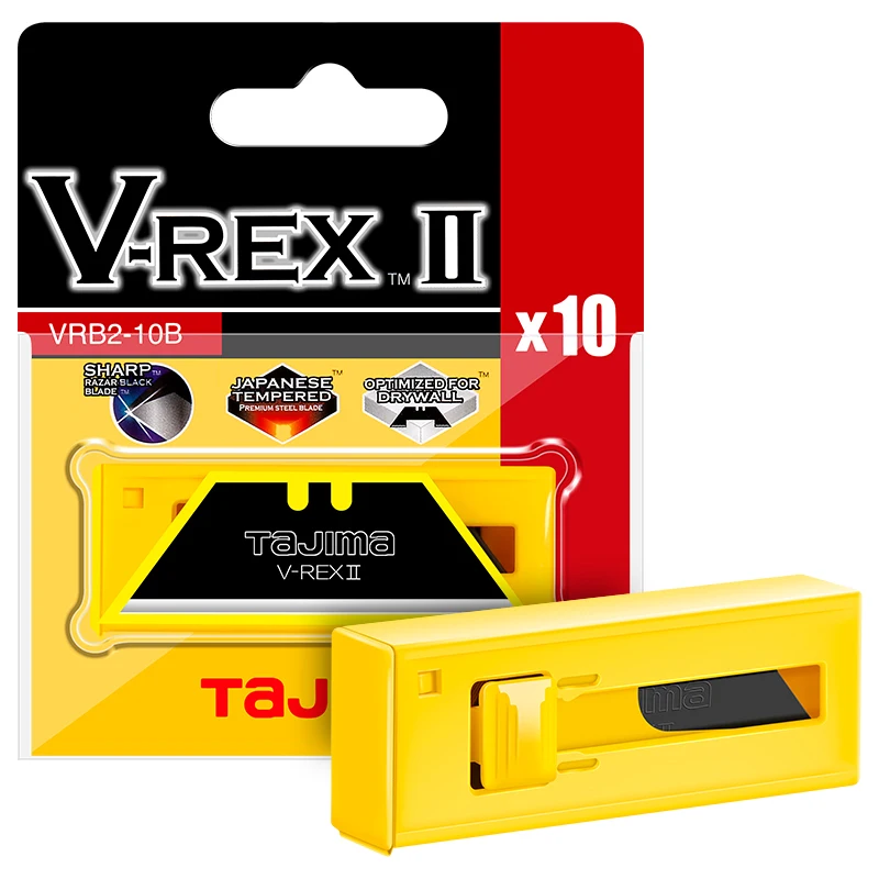 

Tajima blade VRB-10B 10 V-Rex Utility Knife Wallpaper Knife Convenient to carry multi-tool knife with ten blades