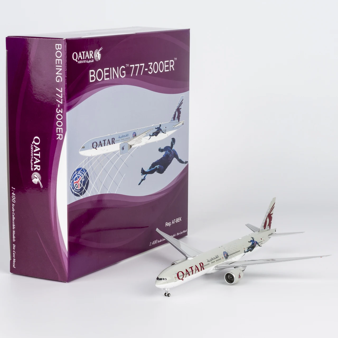 

Коллекционный самолет из сплава 73085, подарочные модели NG, 1:400, Qatar Airways, Boeing B777-300ER, литая под давлением модель самолета A7-BEK