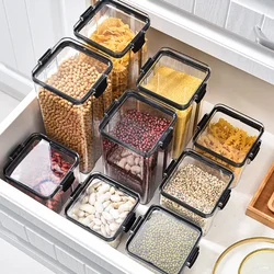 Food Storage Containers Transparent Airtight Crisper Kitchen Grain Storage Tank Snacks Dried Fruit Storage Tank kitchen items