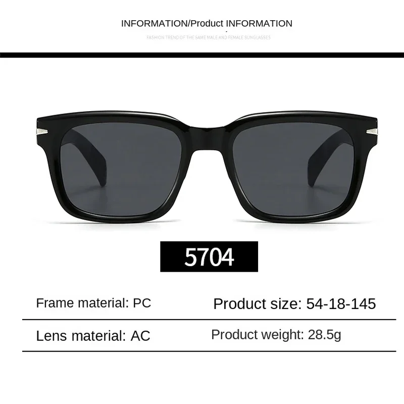 2 حزمة ريترو مربع الرجال النساء النظارات الشمسية ظلال UV400 موضة العلامة التجارية مصمم التدرج النساء المسامير نظارات السفر في الهواء الطلق ظلال #5