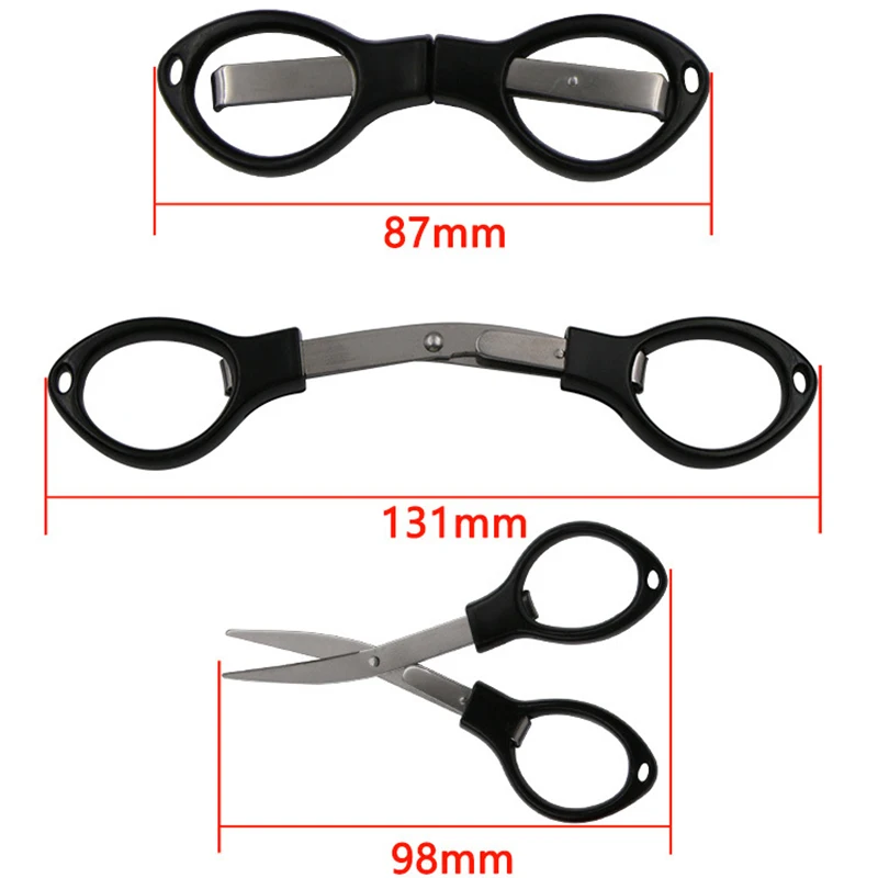 Small Scissors Portable Folding Storage Scissors Durable Sharp Blade Sewing Folding Scissors