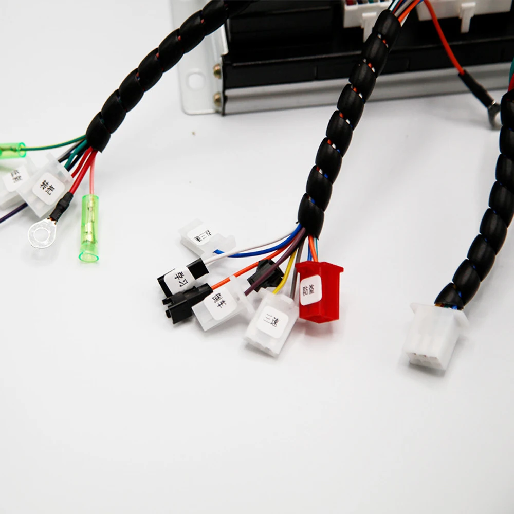 DC Sepeda Listrik Pengendali Motor FOC Tanpa Sikat Pengendali Motor 48V 60V 72V 1200W Pengendali Motor Kendaraan Listrik Gelombang Sinus