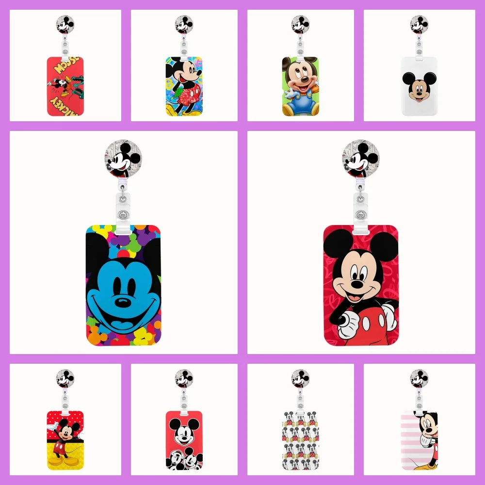 

Disney Game Player Business Hanging Neck Lanyard Nurse ID Card Case Small Gift Badge Card Holder