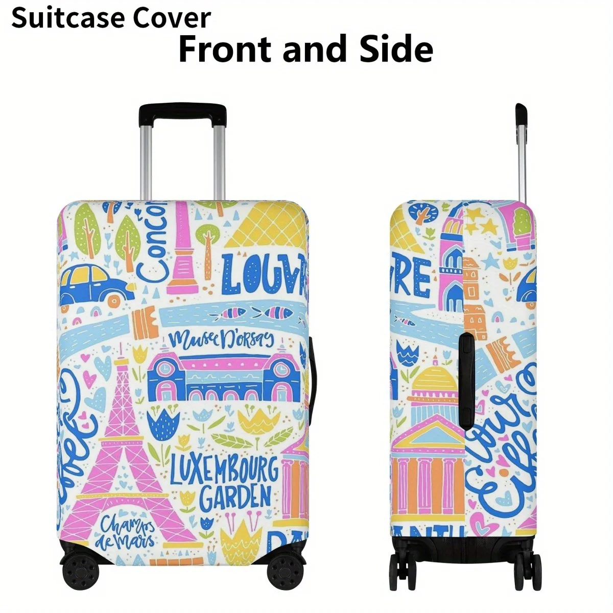 

Durable Polyester Travel Accessories Machine Washable Mixed/Black -Essential for Travel Vacation and Back to School Vivid Design