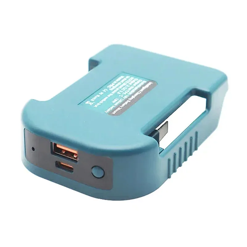 Per batteria Makita 18V portabatterie USB Type-C BL1840 BL1850 BL1860 adattatore per caricabatterie custodia per scaffale a ricarica rapida