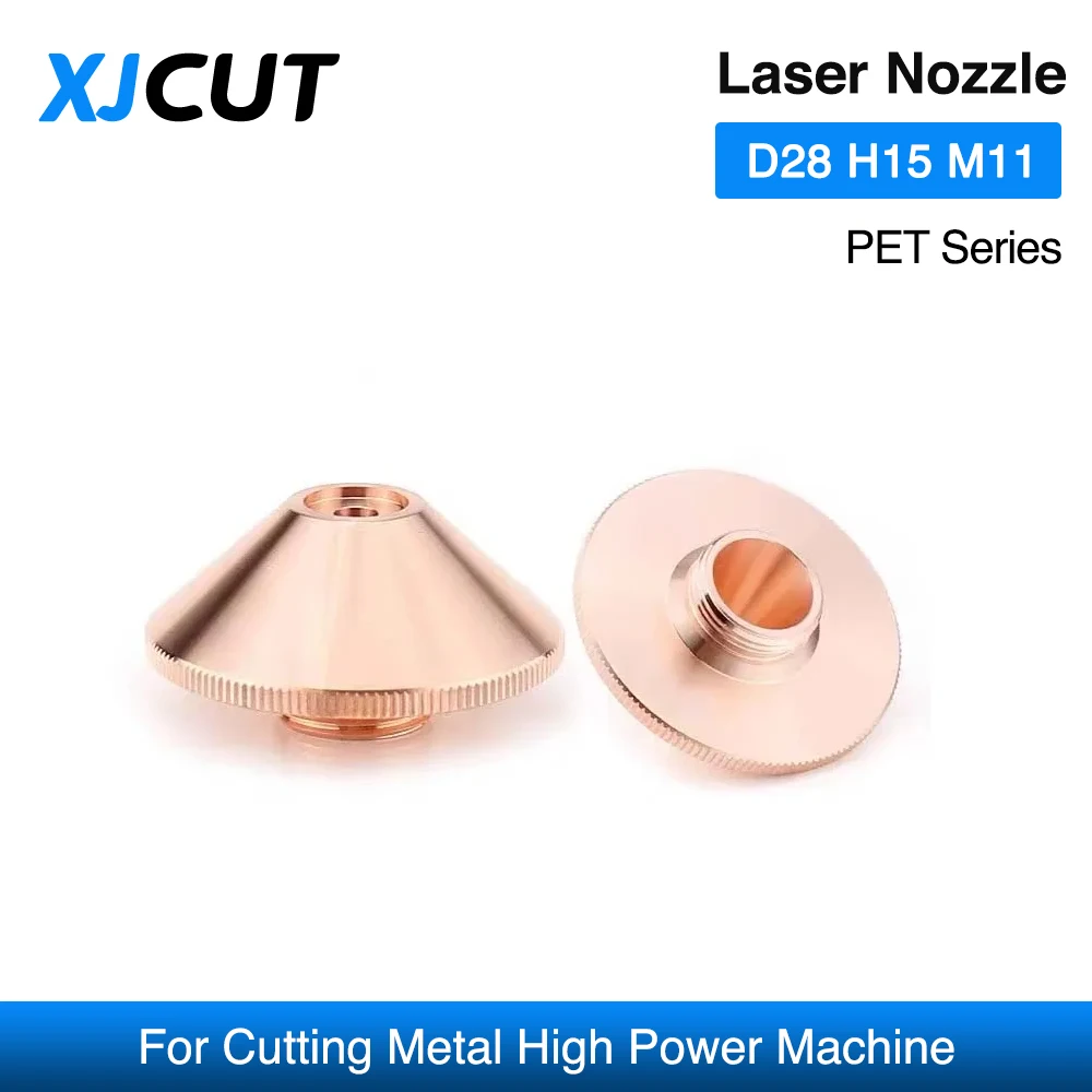 XJCUT 10pcs/lot Laser Nozzles D28 M11 H15 for Penta Single Layers For laser Cutting Metal High Power Machine