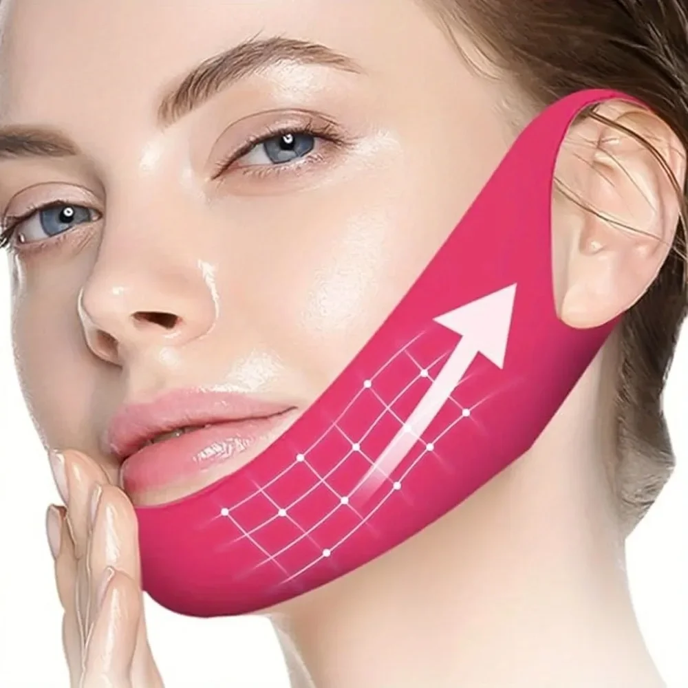 5PCS Women Face Slimming Bandage V Line Face Lifting Mask Double Chin Reducer Facial Strap for Firming Tightening Skin Care Tool