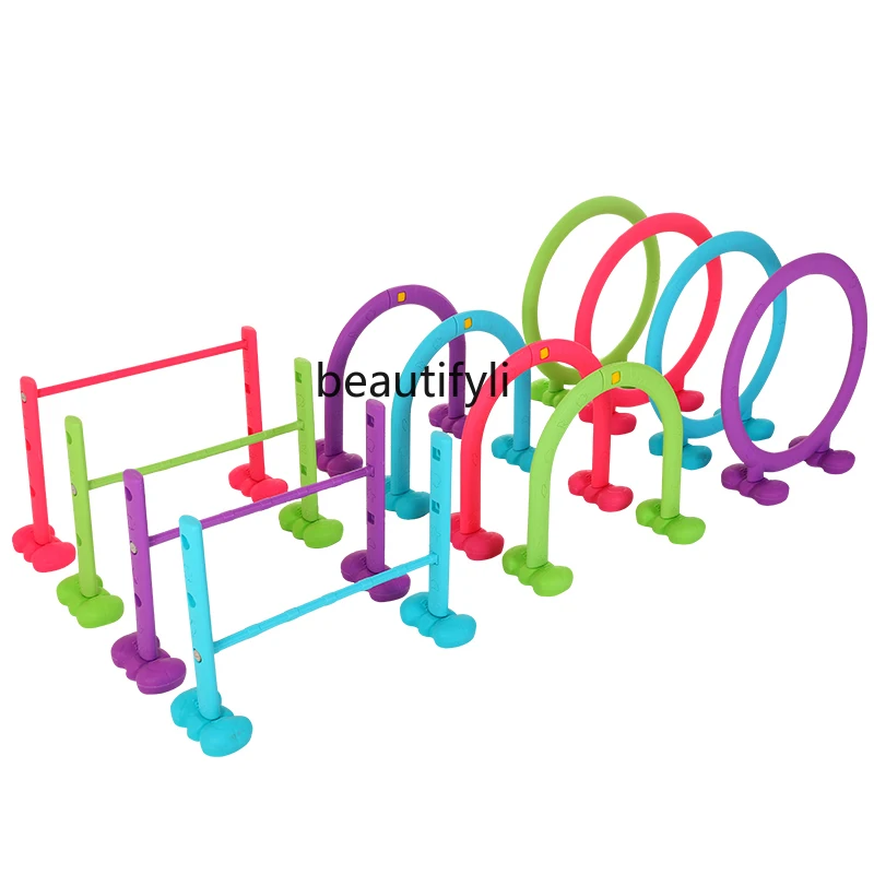 

Kindergarten Hurdles Sports Goods Sensory Integration Training Equipment Children's Sports Plastic Toys Games