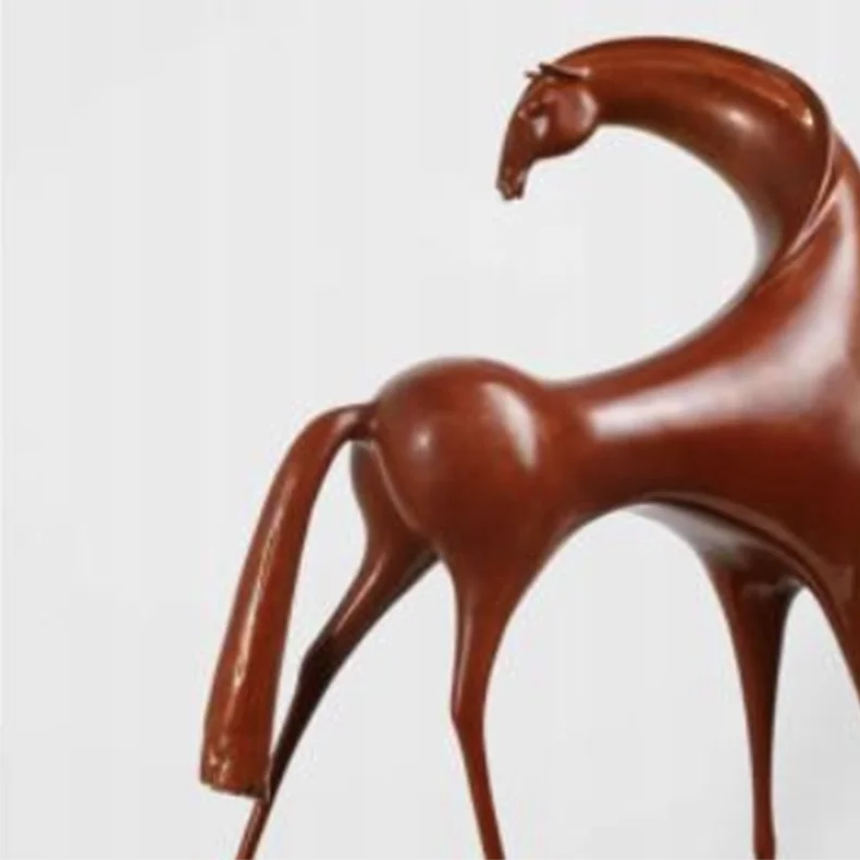 Modern Art Abstract Desktop Nordic Horse Statue Home Decor Sculpture Figurine Crafts Ornaments for Home Decor