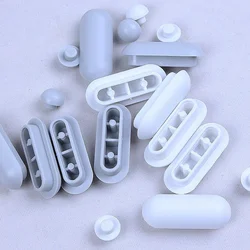 6/4/2pc Toilet Seat Bumper Toilet Noise Dampening Bumpers Toilet Seat Mute Replacement Cushioning Pad Gasket Bathroom Home Hotel