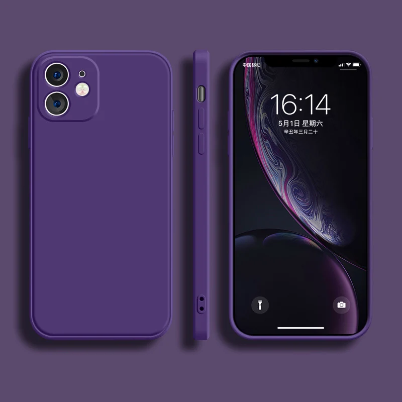 Liquid Silicone Case For Huawei P30 Lite P60 P50 P40 P20 P10 Pro Mate 20 30 Pro Y9 Prime 2019 Soft Shockproof Full Cover Fundas