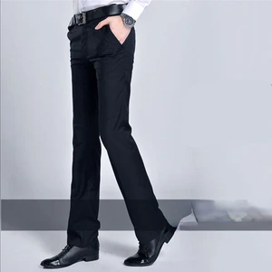 2022 Men Spring Autumn Fashion Slim Fit Suit Pants Male Business Casual Stretch Wedding Trousers Men Straight Dress Pants A252