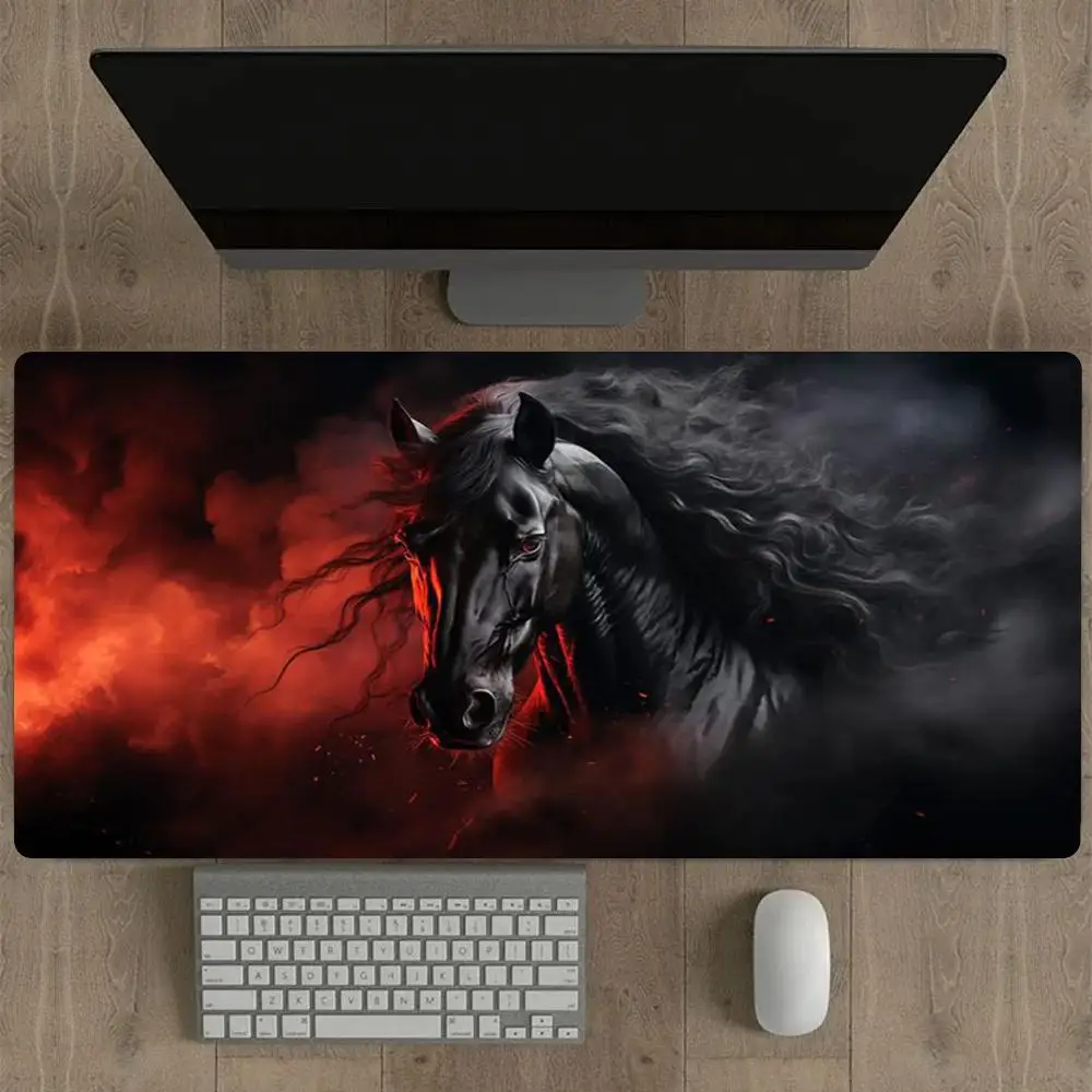 

Junma Prancing Mouse Pad, National Trend Style ComputerPad, Accurate Control of Anti-Slip Base, Thickened Large Game Table Pads