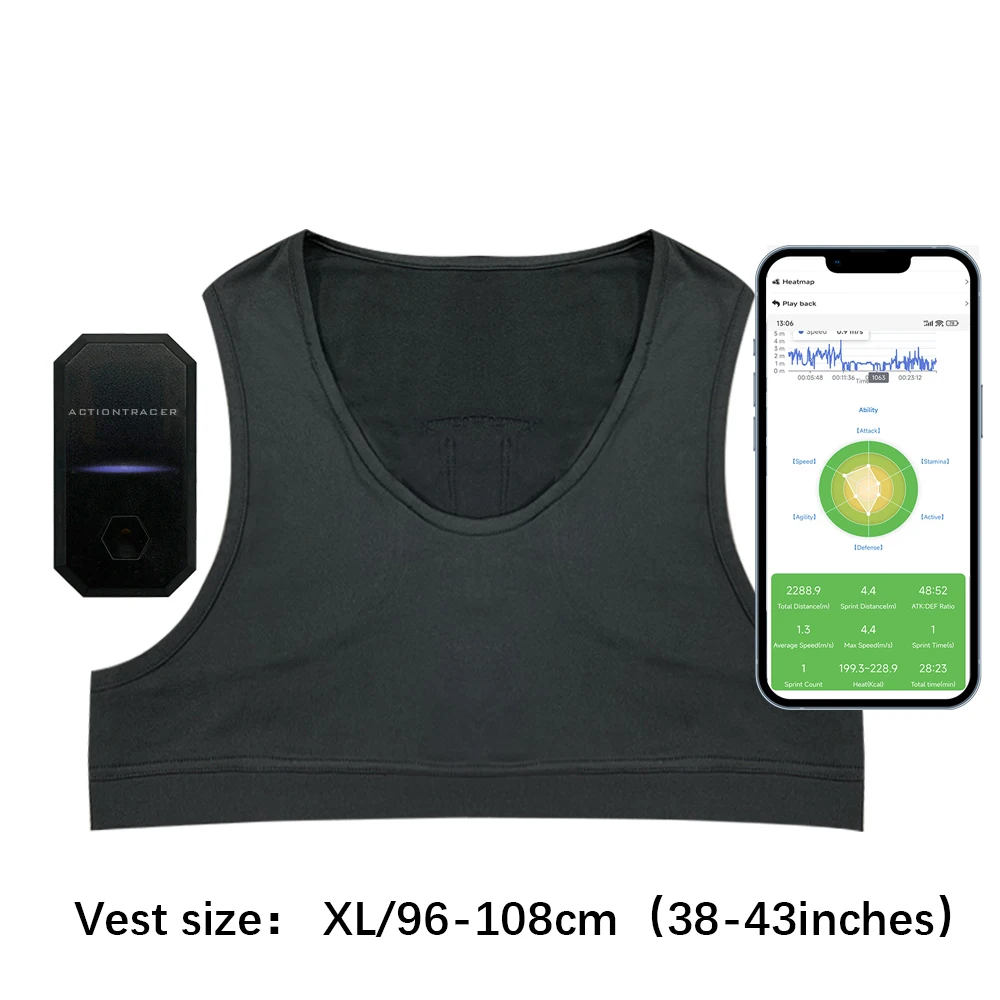 soccer gps tracker with vest kit for developer Provide source code