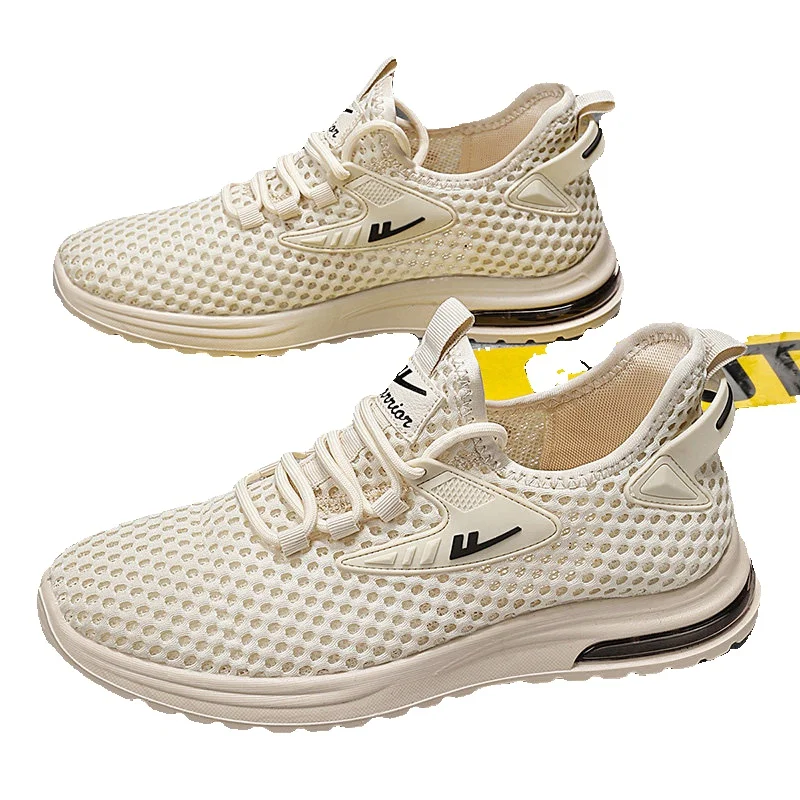 Pull-back Shoes For Men, Summer Breathable Shoes, New Popular Models, Mesh Running Shoes, Mesh Sports Shoes For Men_vogvips.com