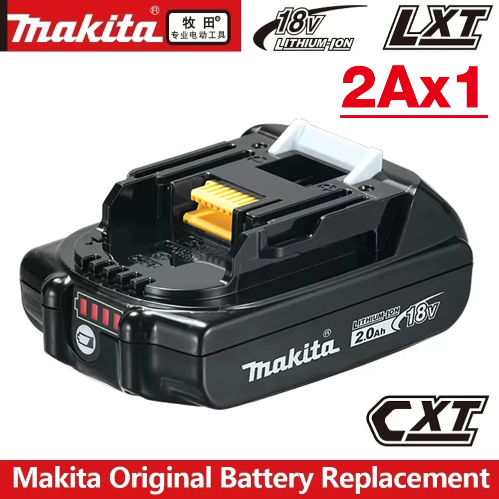 Original Makita 18V LXT 2Ah/6Ah/ Rechargeable Power Tool Battery, Replaceable LED Lithium-ion  BL1860B BL1860BL1850 BL1830