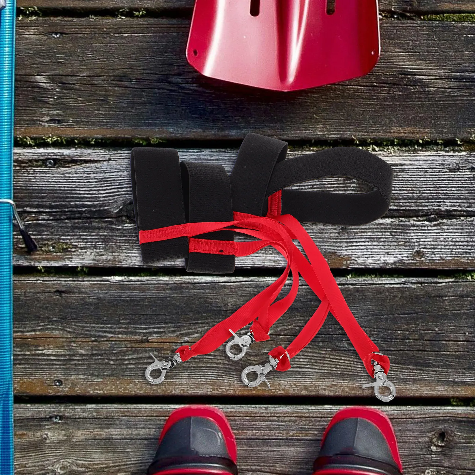 

4Pcs Ski Glove Lanyard Elastic Wrist Strap Anti Lost Rope Winter Sports Gloves Strap Outdoor Safety Leash for Men